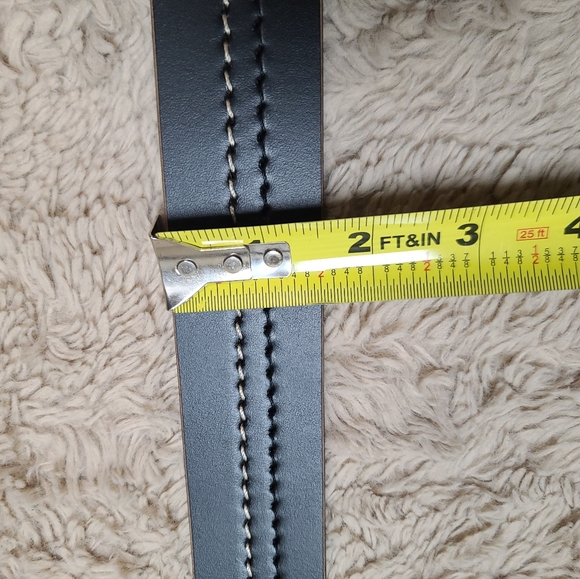 Taller Del CuerpMen's Black Leather Belt Size 40 - Picture 6 of 8